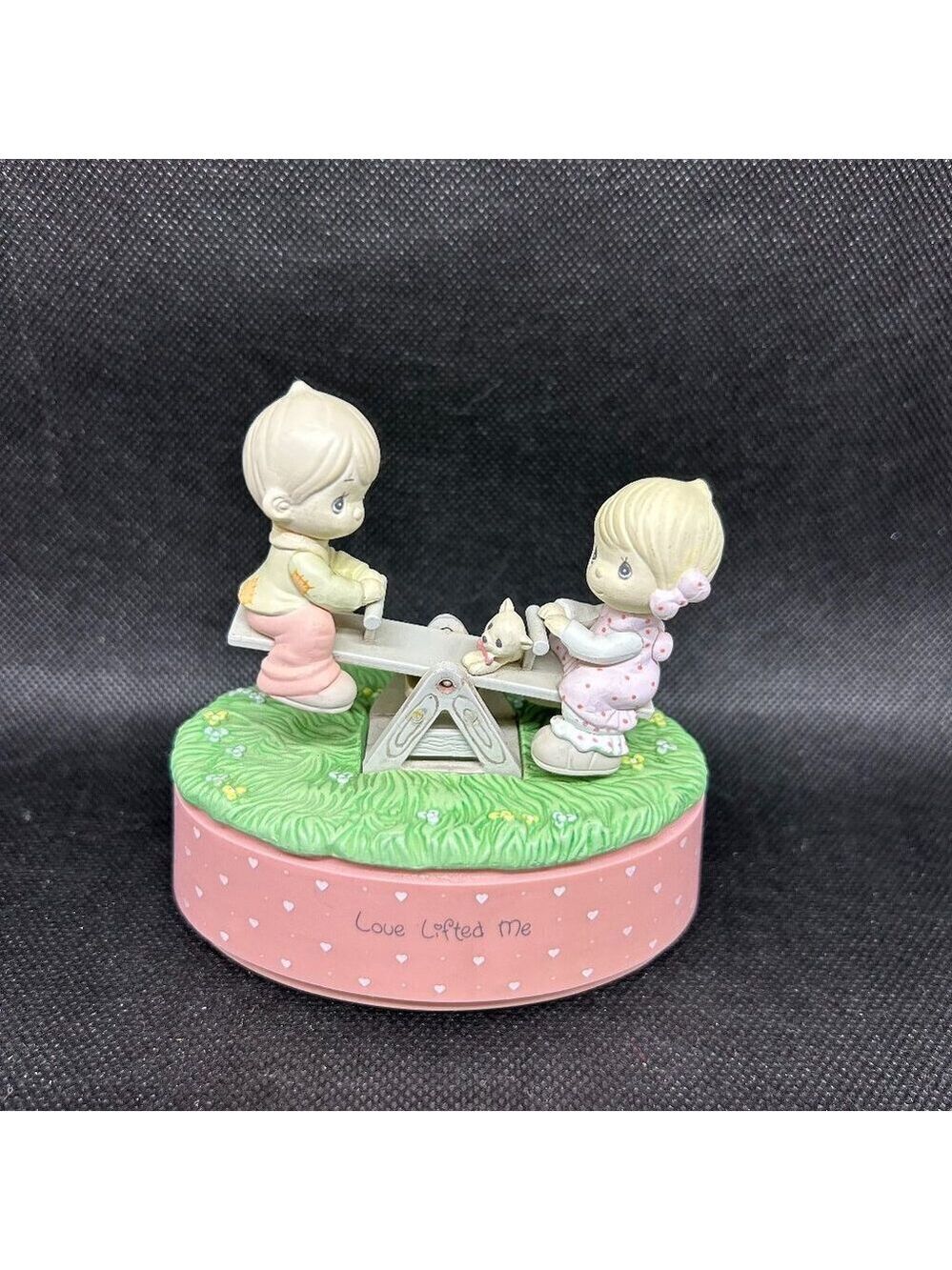 Precious Moments "Love Lifted Me" music box plays  Playground In My Mind